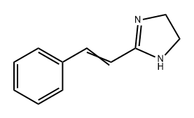 1H-Imidazole, 4,5-dihydro-2-(2-phenylethenyl)- Struktur