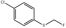 Benzene, 1-chloro-4-[(fluoromethyl)thio]- Struktur