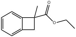 Bicyclo[4.2.0]octa-1,3,5-triene-7-carboxylic acid, 7-methyl-, ethyl ester Struktur