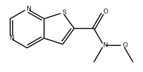 Thieno[2,3-d]pyrimidine-6-carboxamide, N-methoxy-N-methyl-