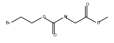 Glycine, N-[(2-bromoethoxy)carbonyl]-, methyl ester