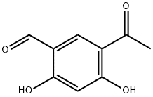 Benzaldehyde, 5-acetyl-2,4-dihydroxy- Struktur