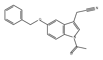 1H-Indole-3-acetonitrile, 1-acetyl-5-(phenylmethoxy)-