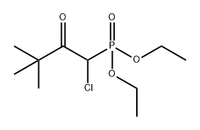 Phosphonic acid, P-(1-chloro-3,3-dimethyl-2-oxobutyl)-, diethyl ester