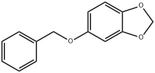 1,3-Benzodioxole, 5-(phenylmethoxy)- Struktur