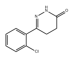 3(2H)-Pyridazinone, 6-(2-chlorophenyl)-4,5-dihydro- Struktur