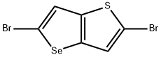 Selenolo[3,2-b]thiophene, 2,5-dibromo- Struktur