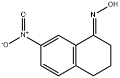 1(2H)-Naphthalenone, 3,4-dihydro-7-nitro-, oxime, (1E)- Struktur