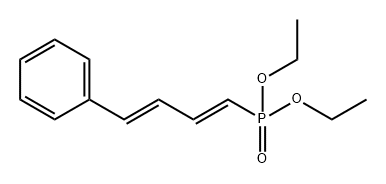 Phosphonic acid, P-[(1E,3E)-4-phenyl-1,3-butadien-1-yl]-, diethyl ester Struktur