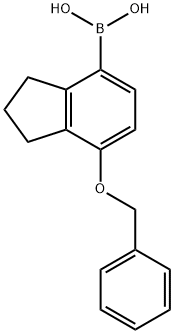 Boronic acid, [2,3-dihydro-7-(phenylmethoxy)-1H-inden-4-yl]- (9CI) Struktur