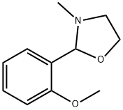 Oxazolidine, 2-(2-methoxyphenyl)-3-methyl- Struktur