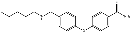 Benzamide, 4-[4-[(pentylamino)methyl]phenoxy]- Struktur