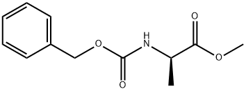 D-Alanine, N-[(phenylmethoxy)carbonyl]-, methyl ester Struktur