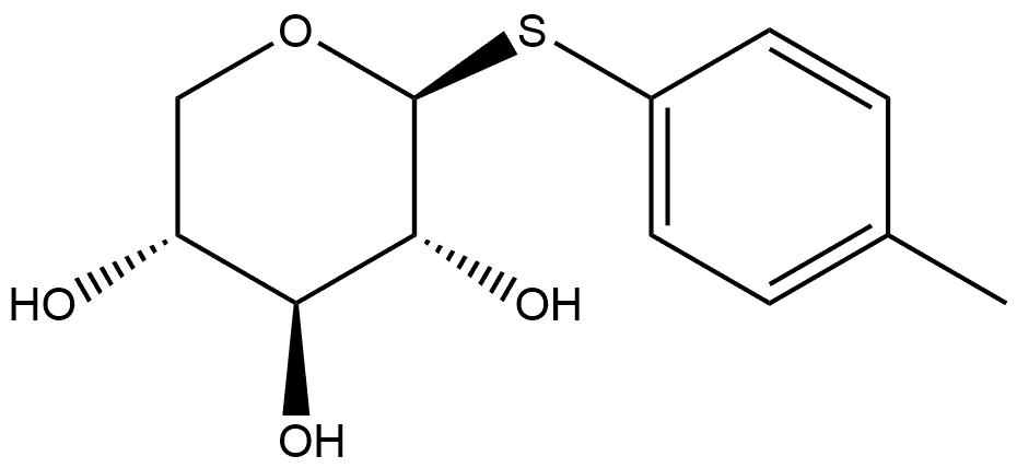 4-Methylphenyl 1-thio-β-D-xylopyranoside Struktur