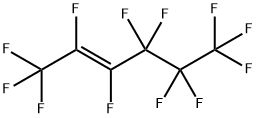 2-Hexene, 1,1,1,2,3,4,4,5,5,6,6,6-dodecafluoro-, (2E)- Struktur