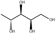 1-Deoxy-D-lyxo-pentitol Struktur