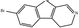 3H-Pyrido[3,4-b]indole, 7-bromo-4,9-dihydro- Struktur