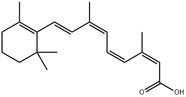 Retinoic acid, (9-cis,11-cis,13-cis)- Struktur