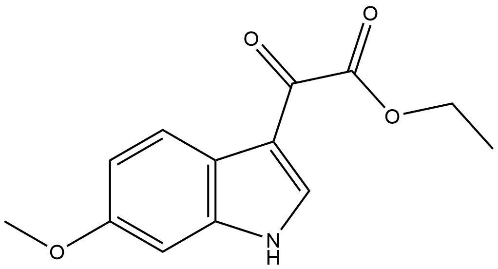 1H-Indole-3-acetic acid, 6-methoxy-α-oxo-, ethyl ester