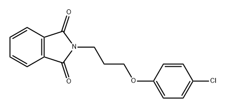 1H-Isoindole-1,3(2H)-dione, 2-[3-(4-chlorophenoxy)propyl]- Struktur