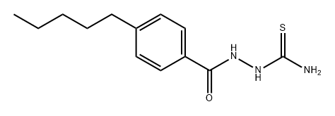 Benzoic acid, 4-pentyl-, 2-(aminothioxomethyl)hydrazide