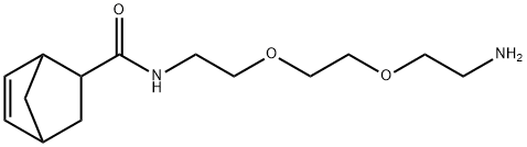 Bicyclo[2.2.1]hept-5-ene-2-carboxamide,N-[2-[2-(2-aminoethoxy)ethoxy]ethyl]- Struktur