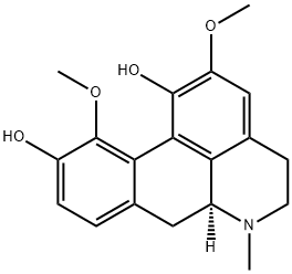 4H-Dibenzo[de,g]quinoline-1,10-diol, 5,6,6a,7-tetrahydro-2,11-dimethoxy-6-methyl-, (6aS)- Struktur