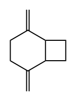 Bicyclo[4.2.0]octane, 2,5-bis(methylene)- Struktur