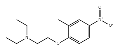 Ethanamine, N,N-diethyl-2-(2-methyl-4-nitrophenoxy)- Struktur