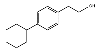 Benzeneethanol, 4-cyclohexyl- Struktur