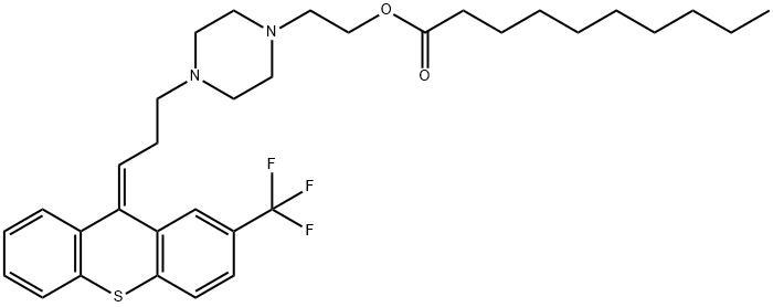 Flupentixol decanoate, (Z)- Struktur