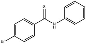 Benzenecarbothioamide, 4-bromo-N-phenyl- Struktur