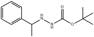 3-(α-Methylbenzyl)carbazic acid tert-butyl ester Struktur