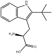 L-Tryptophan, 2-(1,1-dimethylethyl)- Struktur