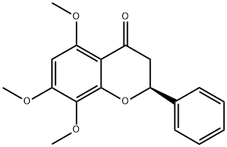 5,7,8-Trimethoxyflavanone Struktur