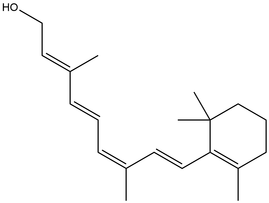 Retinol, (9-cis,15-cis)- (9CI) Struktur