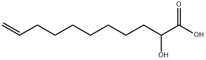 10-Undecenoic acid, 2-hydroxy- Struktur