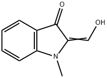 3H-Indol-3-one,1,2-dihydro-2-(hydroxymethylene)-1-methyl-(9CI) Struktur