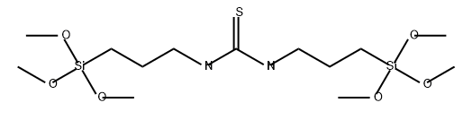 Thiourea, N,N'-bis[3-(trimethoxysilyl)propyl]- Struktur