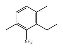 Benzenamine, 2-ethyl-3,6-dimethyl- Struktur