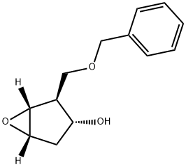 6-Oxabicyclo[3.1.0]hexan-3-ol, 2-[(phenylmethoxy)methyl]-, (1R,2S,3R,5S)- Struktur