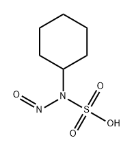 Sulfamic acid, N-cyclohexyl-N-nitroso- Struktur