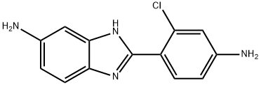 1H-Benzimidazol-6-amine, 2-(4-amino-2-chlorophenyl)- Struktur