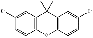 9H-Xanthene, 2,7-dibromo-9,9-dimethyl- Struktur