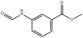 Benzoic acid, 3-(formylamino)-, methyl ester Struktur