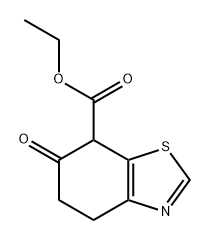 7-Benzothiazolecarboxylic acid, 4,5,6,7-tetrahydro-6-oxo-, ethyl ester Struktur