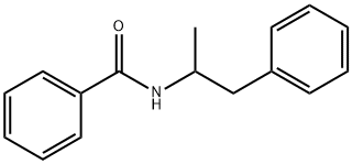 Benzamide, N-(1-methyl-2-phenylethyl)- Struktur