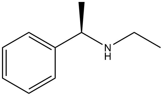 Benzenemethanamine, N-ethyl-α-methyl-, (αR)- Struktur