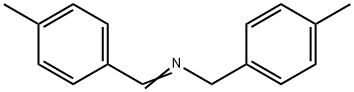 Benzenemethanamine, 4-methyl-N-[(4-methylphenyl)methylene]- Struktur