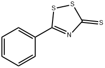 3H-1,2,4-Dithiazole-3-thione, phenyl- Struktur